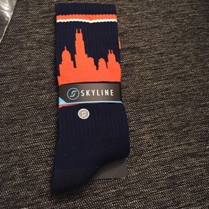 Chicago skyline socks. Never worn