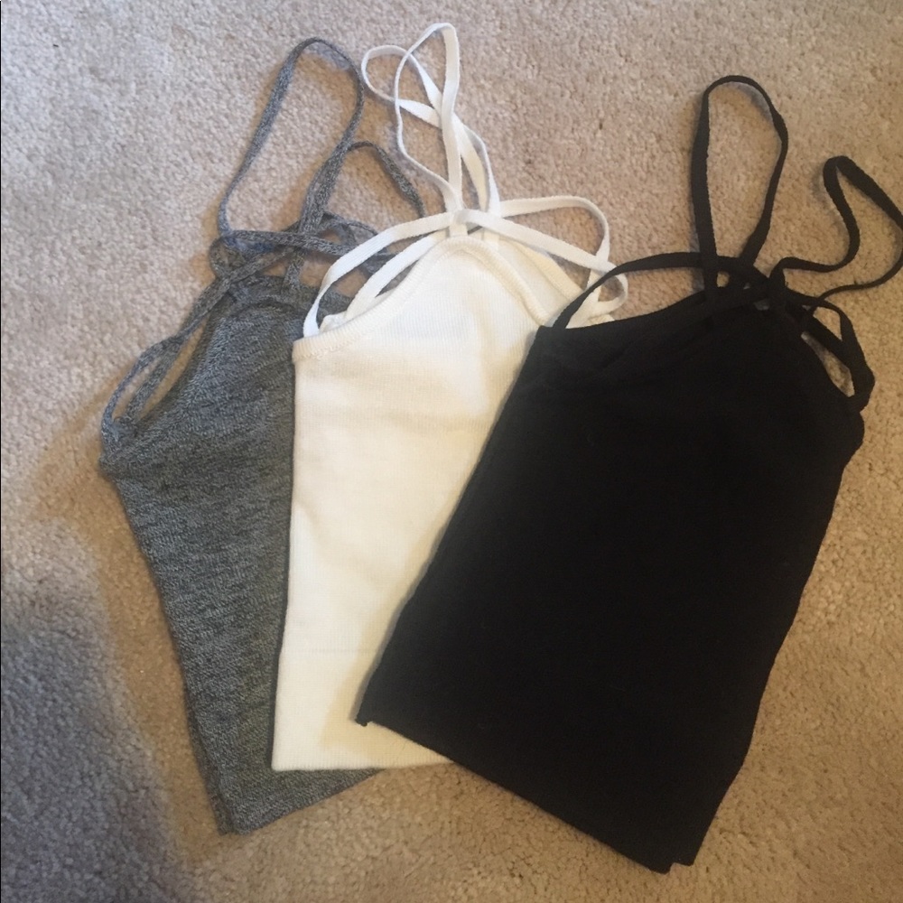 (NEW) Cutout Crop Top Bralettes - Picture 2 of 2