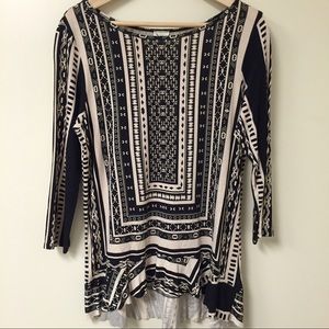 Anthropologie Peplum Long-Sleeve Tunic