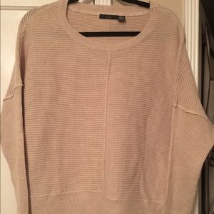 Tan Relaxed Fit Sweater.