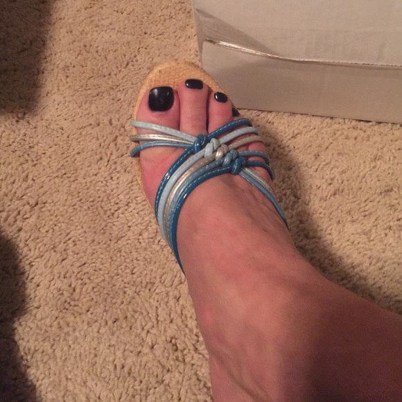 Flirty wedge sandals