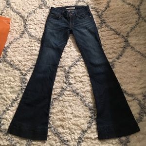 J Brand 'Love Story' style flare denim Osaka wash