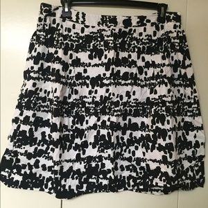 Black and white skirt