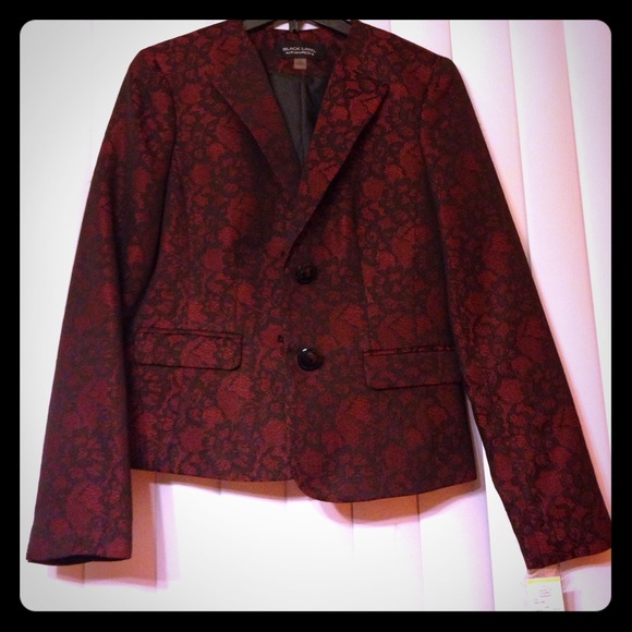 💼Evan Picone Black and red jacket❤️ - Picture 1 of 3