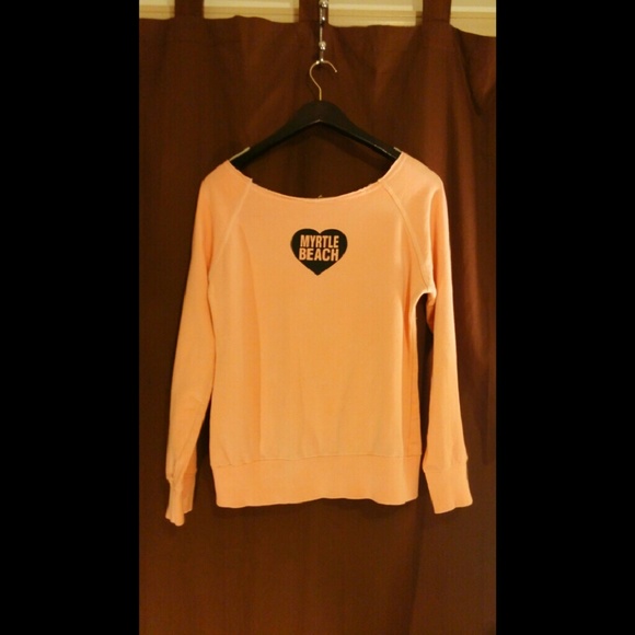 Peach Myrtle Beach pre-cut neckline - Picture 3 of 4