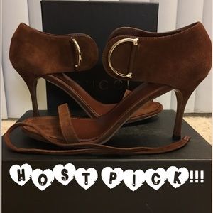 Gucci Med Brown Heels