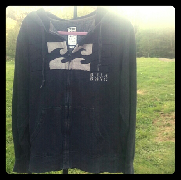 Billabong hoodie front zipper, size XL.