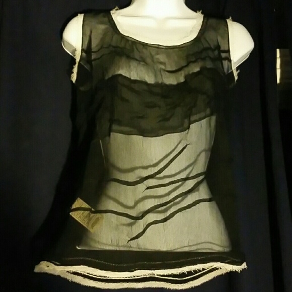 Last Drop 100% Silk Max Studio Tank Top