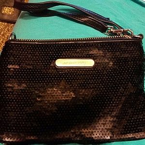 Michael Kors sequin wristlet