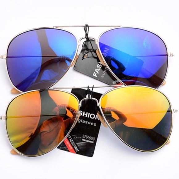 🎉CLEARANCE🎉 Assorted Mirror Aviator Sunglasses - Picture 3 of 3