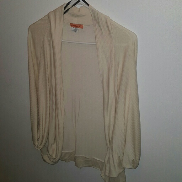 XL off white  beige  shrug