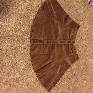 Suede Brandy melville skirt