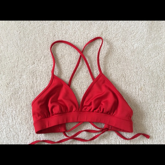 Red Mika brand active wear set
