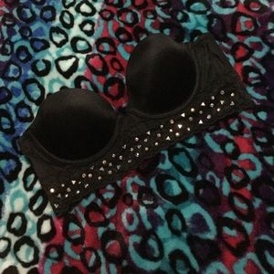 Black VS Pink Bustier w/ Sparkle-y Stones