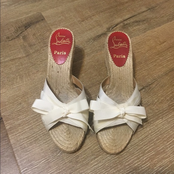 Christian Louboutin Shoes - Christian Louboutin Espadrille Wedges