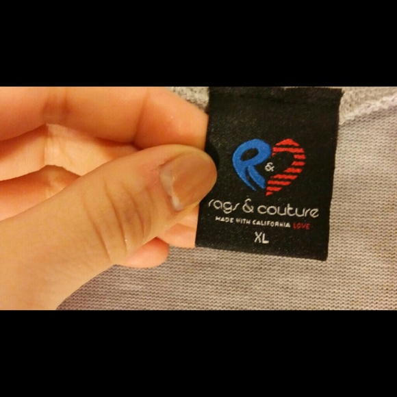 Soft Light Gray Decollete Top - Picture 3 of 3