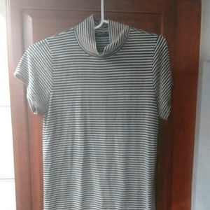 Black and white London style dress