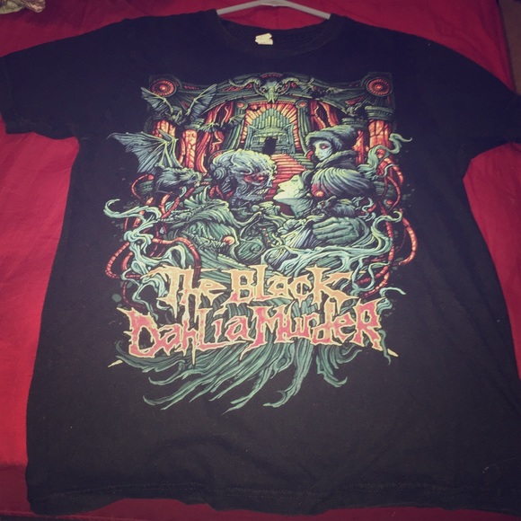 The Black Dahlia Murder T Shirt Youth Boy Shirt Round Neck Short Sleeve Tees