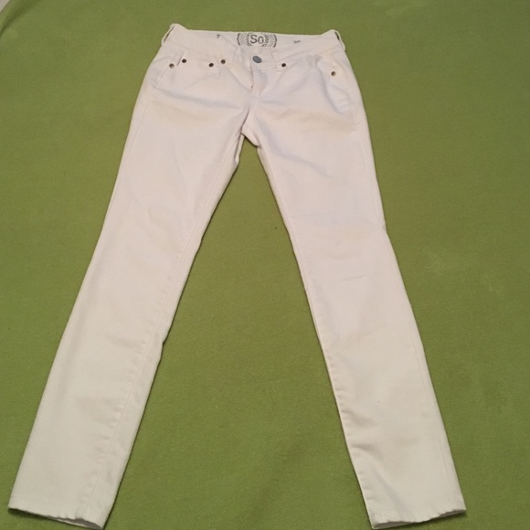 White jeans, size 7