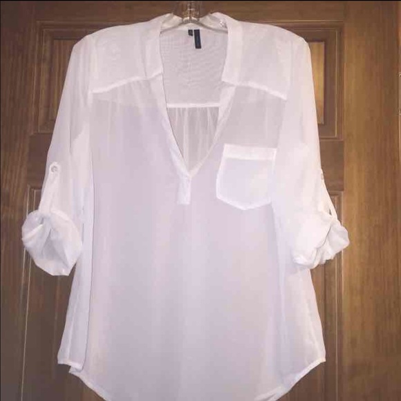 Maurices sheer blouse