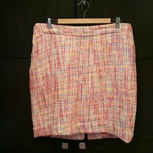 Merona multi color tweed skirt