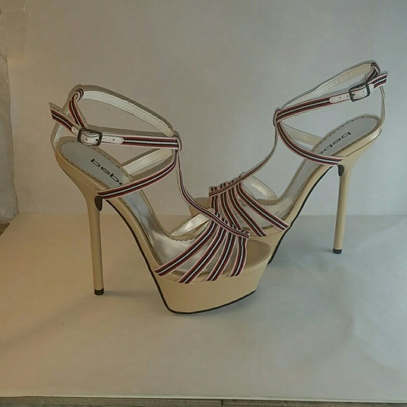 Bebe Keona Multicolor High Heel Sandals