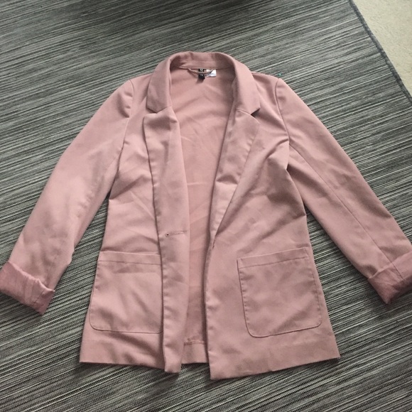 H&M blush/pink blazer