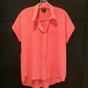 Mossimo coral blouse