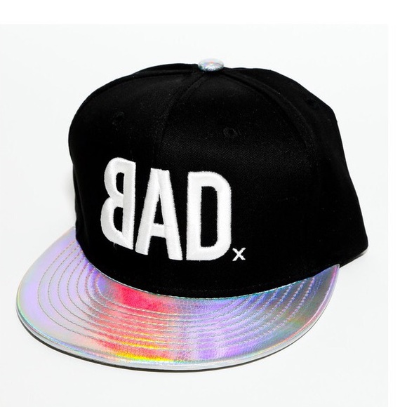 Bad Kids Reflective Brim Snap Back
