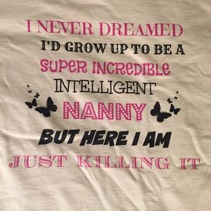 Light pink nanny tshirt 5xl
