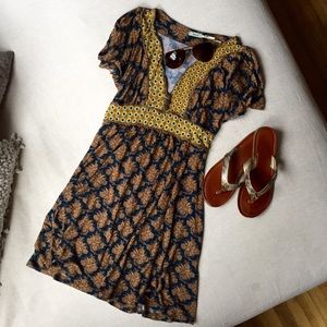 URBAN OUTFITTERS multi-print dress