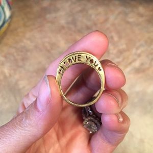 Diamond Ring and Mother Daughter Charm