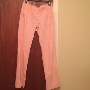 Light coral beach pants