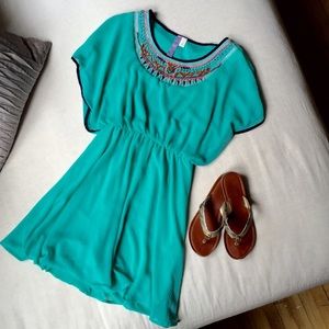 FRANCESCA'S beaded accent dress