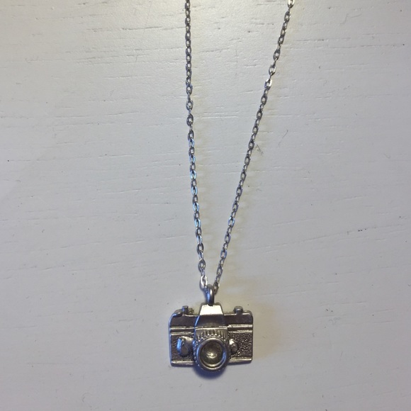 Silver Camera necklace