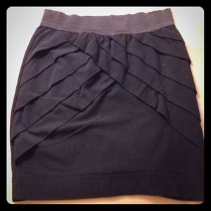 Bodycon black skirt
