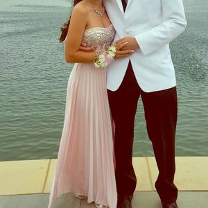 Pink Jeweled Prom dress