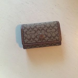 Authentic coach contact lens case holder