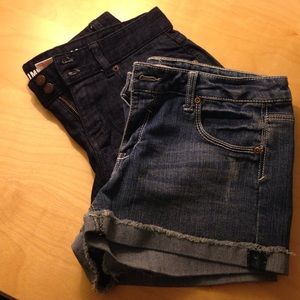 Dark jean shorts still available!
