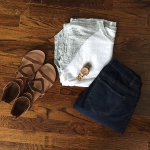 Madewell Color Block Tee