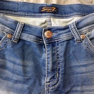 Lane Bryant Seven Jean Capris 14