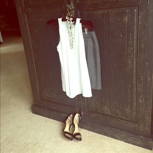 White Willi Smith sleeveless blouse