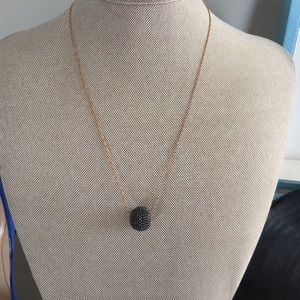 Gold and silver necklace
