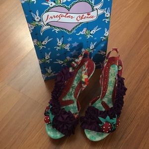 Irregular Choice Rasberry  Ripples Shoes