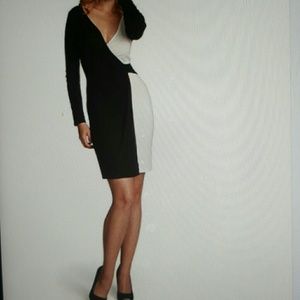 Women's and Juniors Faux Wrap Dress