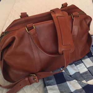 Madewell GLASGOW Satchel in English Saddle