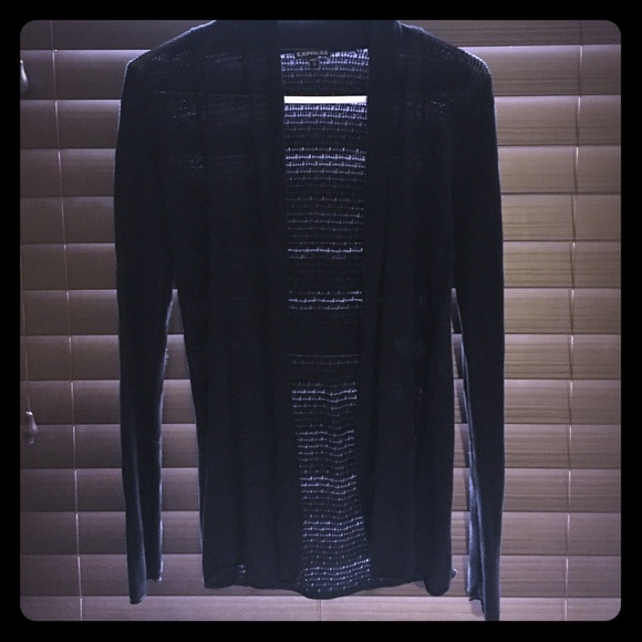 Express black fitted cardigan!