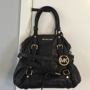 Michael Kors black bowling bag. Gorgeous!