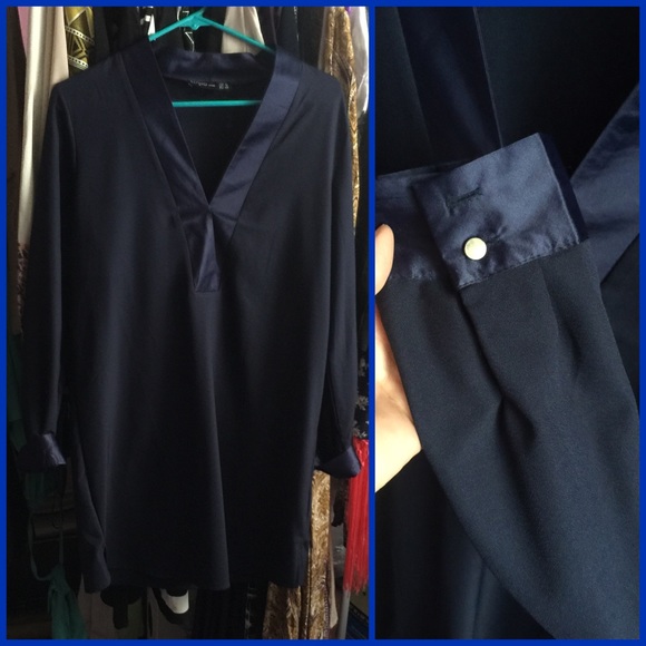 Blue Tunic Blouse.