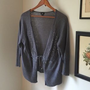 Light weight short cardigan sweater